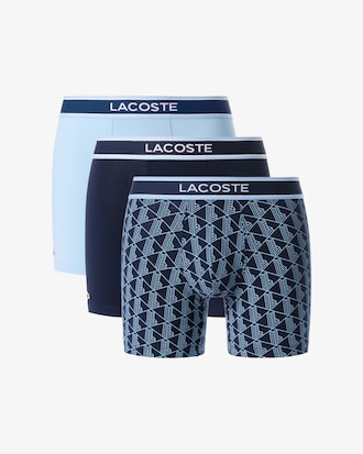 Men's 3-Pack Monogram Print Boxer Briefs