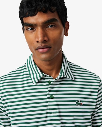 Regular Fit Ultra Dry Striped Golf Polo