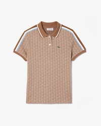 Polo De Corte Slim En Jacquard Con Monograma