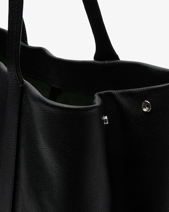Women's XXL City Court Grain Leather Tote