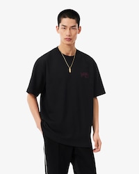Playera de Tejido Jersey de Algod&oacute;n Grueso con Bordado