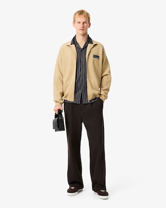 Men's Relaxed Fit Striped Lyocell Shirt