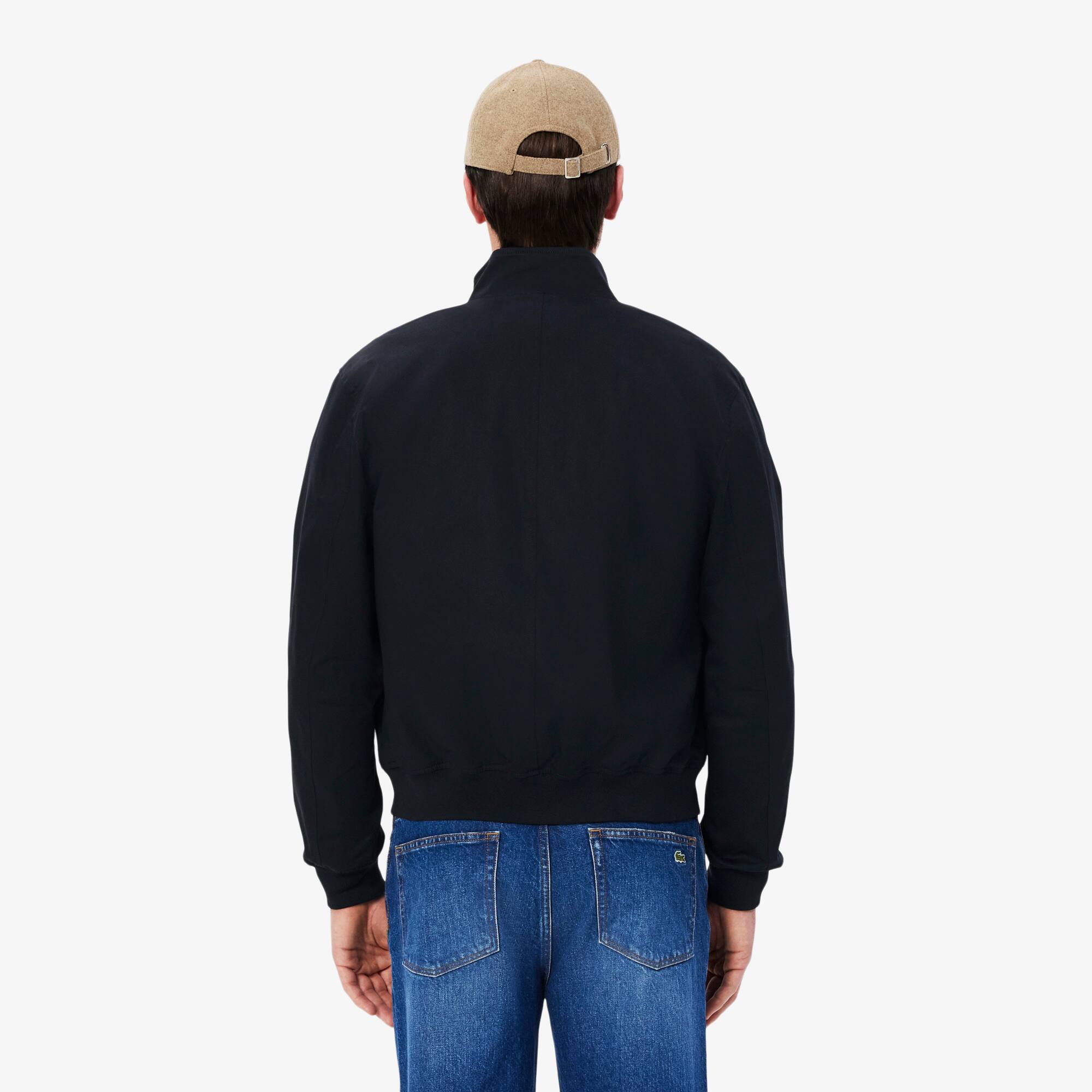 Men's Water-Repellent Twill Harrington Jacket - Jackets & Coats