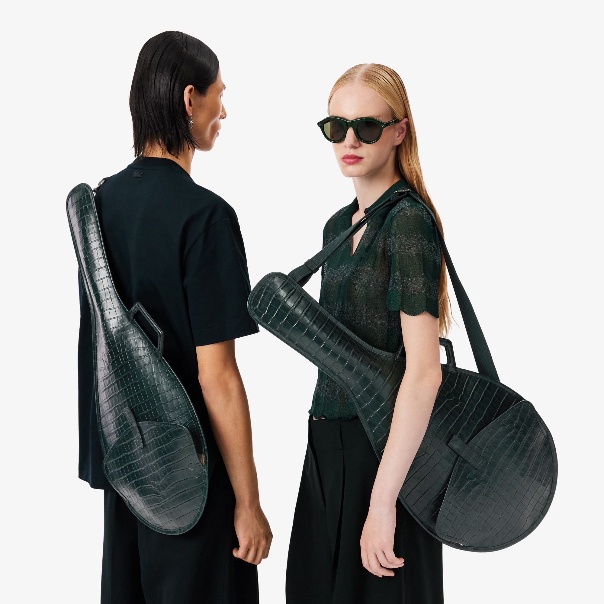 Runway Mock Croc Leather Racket Bag - Bags - New In 2026 | Lacoste