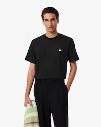 T-shirt coton avec crocodile à strass