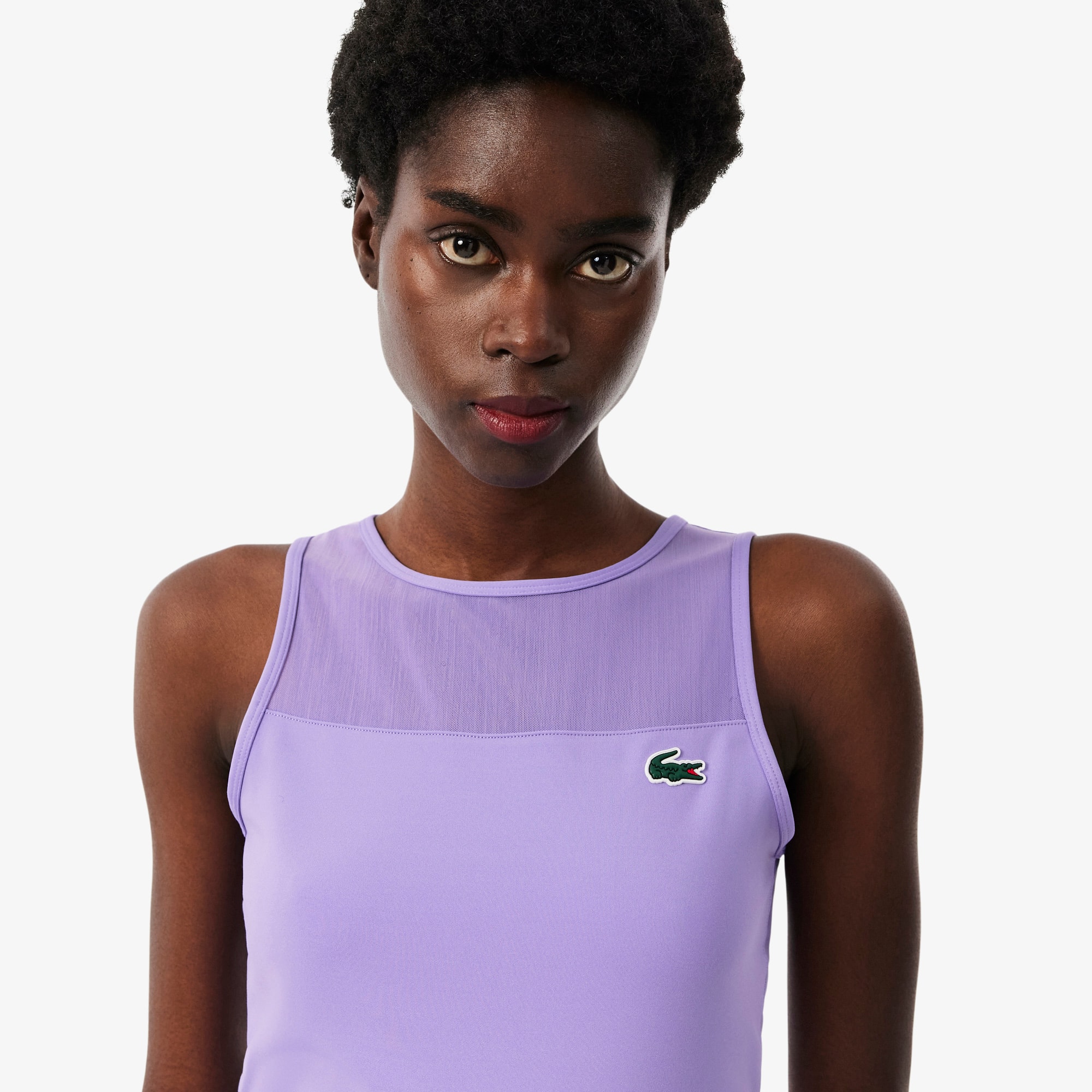 Dual Fabric Pleated Stretch Tennis Dress - Dresses - New In 2026