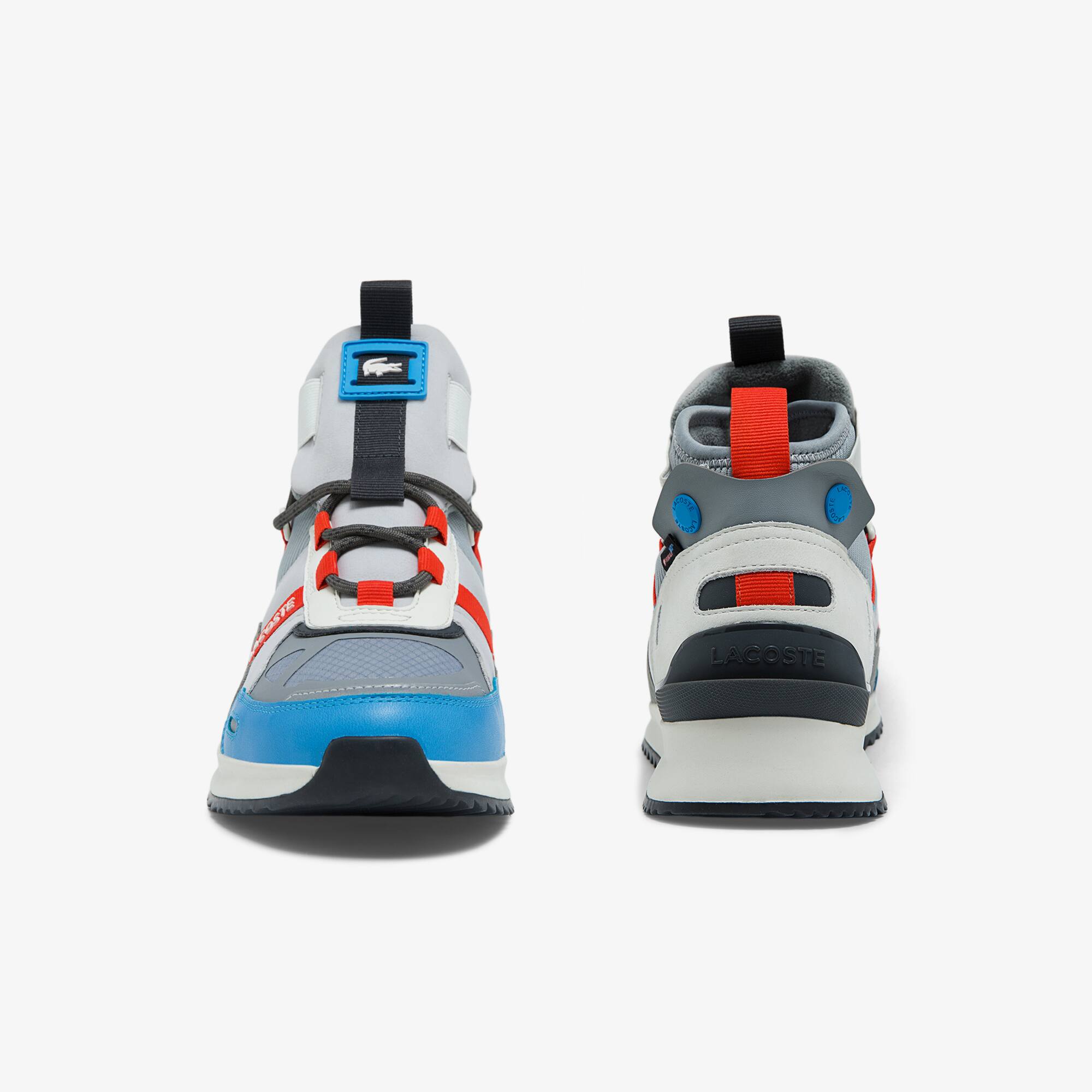 Men's Run Breaker Leather and Textile Sneakers - Sneakers