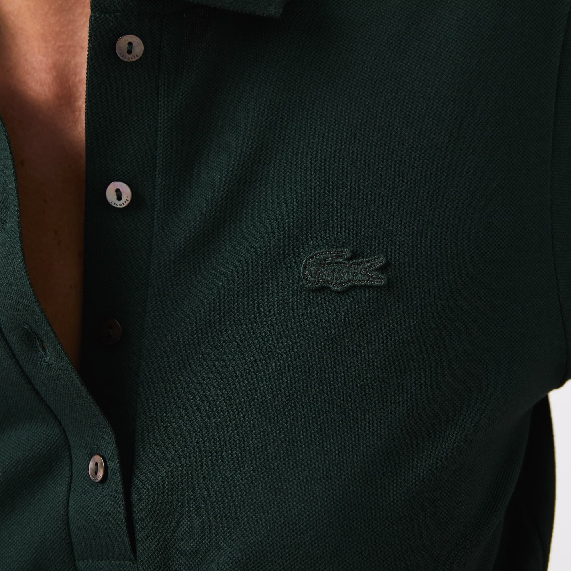 Tシャツ・カットソー LACOSTE Woman Polo Shirt Green PF5462 SIW LACOSTE Woman Polo Shirt Green PF5462 SIW