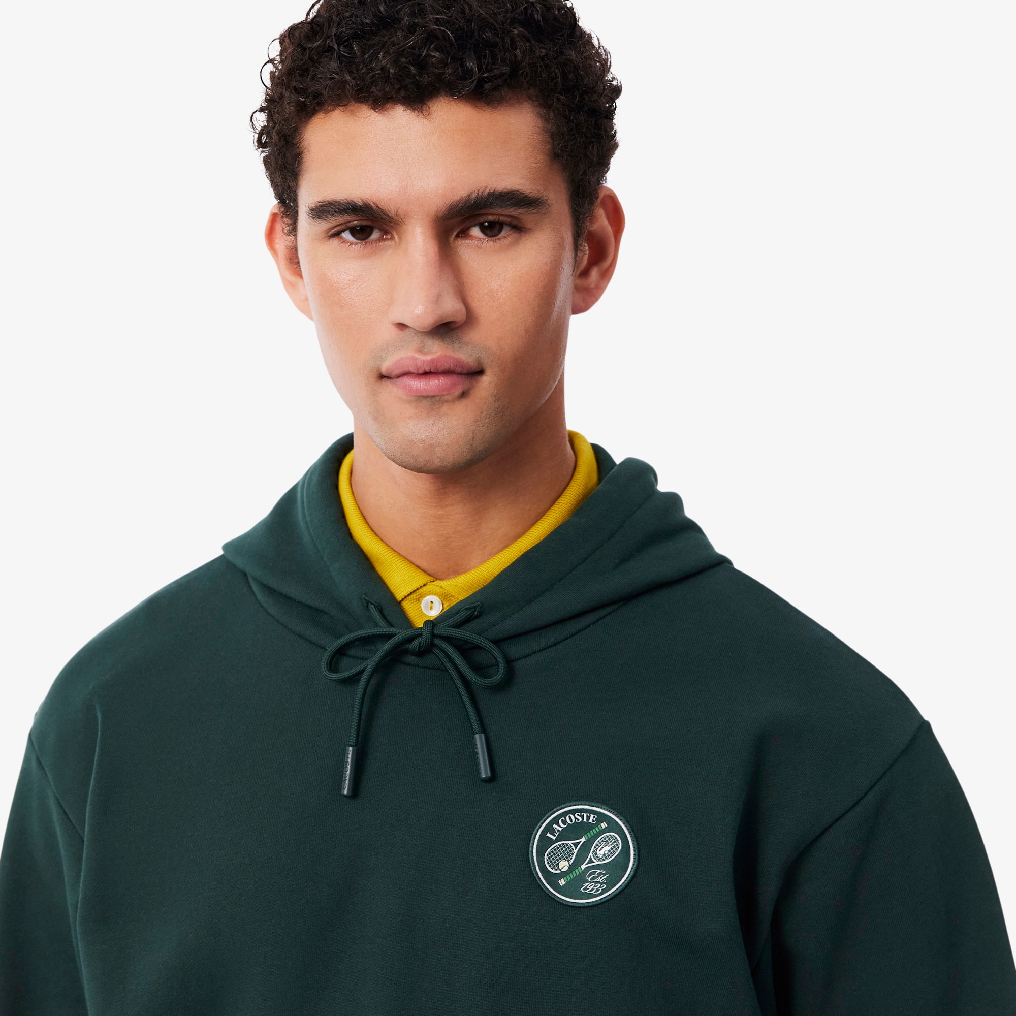 Fleece Badge Hoodie