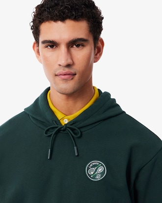 Fleece Badge Hoodie