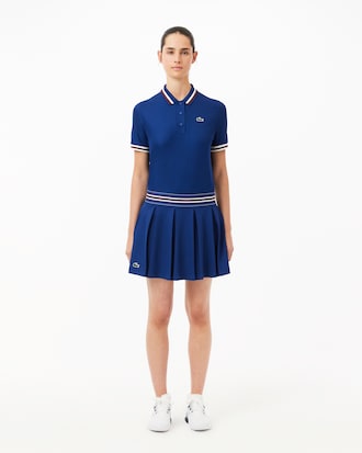 Women's Lined Piqué Tennis Skirt