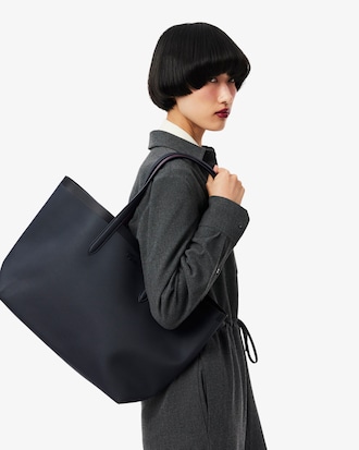 Bolso Tote Reversible Anna Con Efecto Cocodrilo