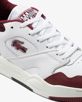 Men’s Lineshot Mesh Collar Leather Sneakers