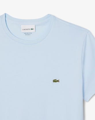 T-shirt col rond en jersey de coton pima uni