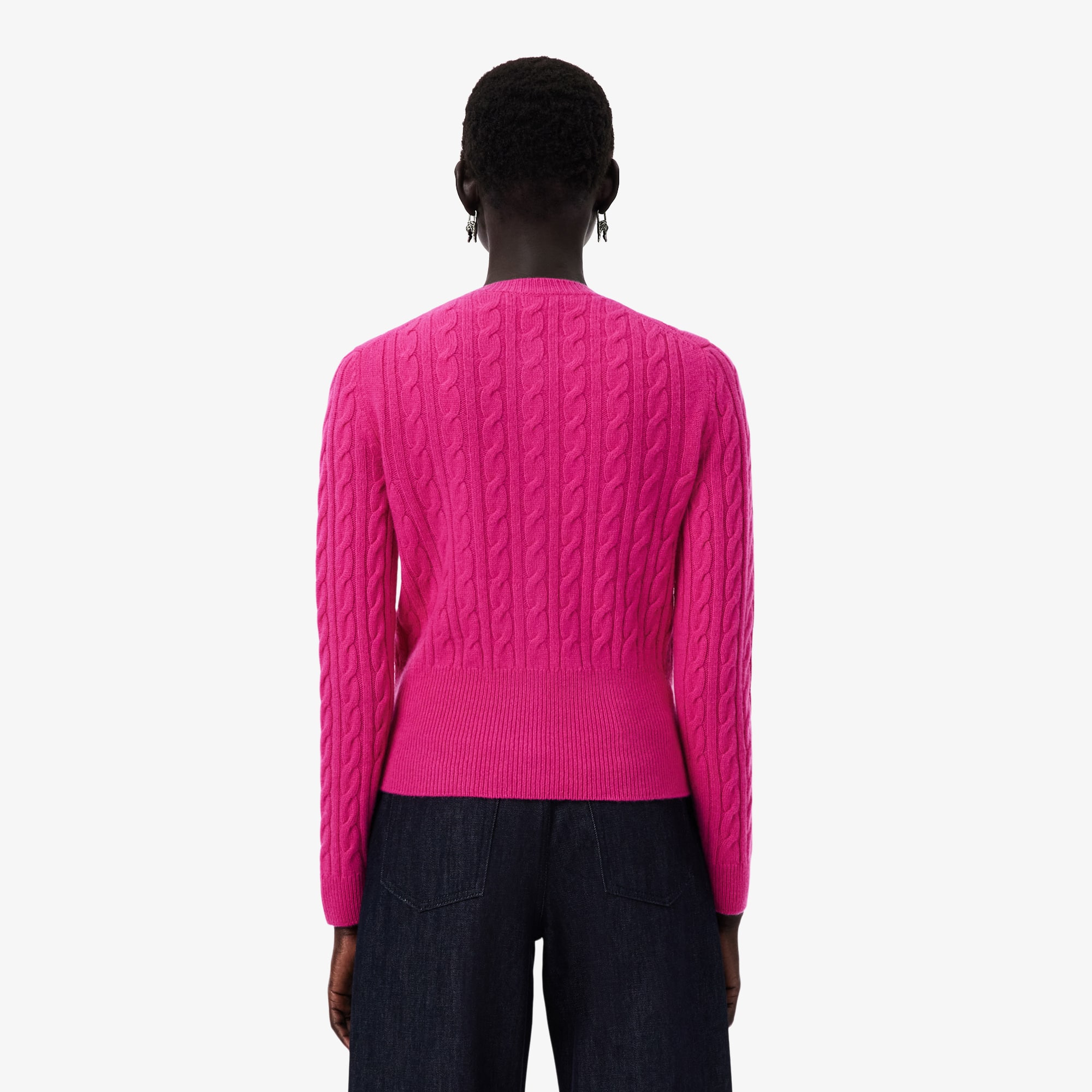 Runway Cashmere Cable Knit Cardigan - Sweaters & Sweatshirts