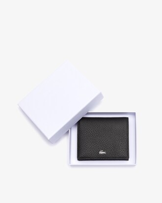 Cartera plegable peque&ntilde;a de piel granulada Soft Mate para hombre