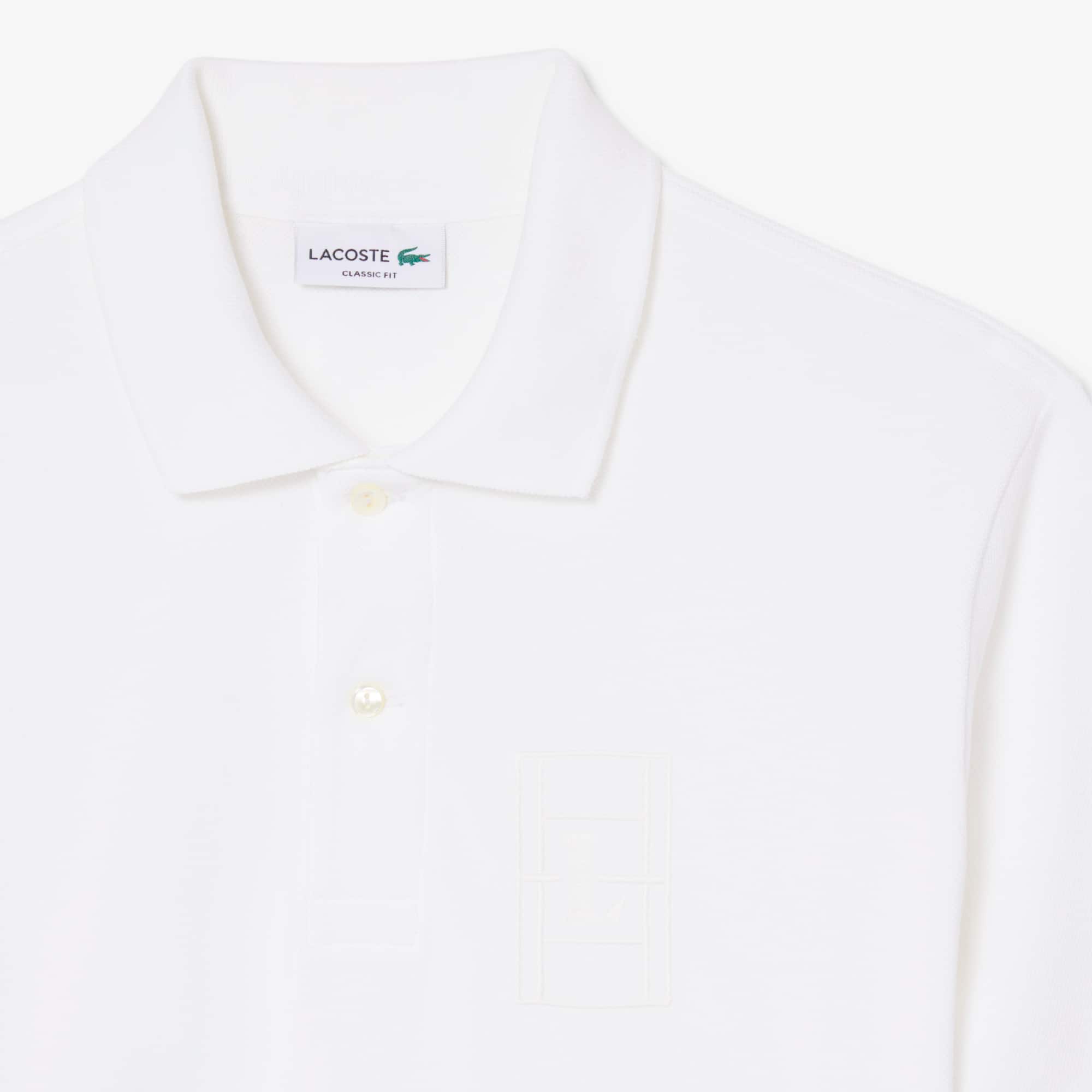 Classic Fit Embroidery Detail Petit Piqué Polo - Polo Shirts - New