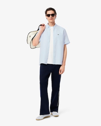 Chemise à manches courtes homme en lin
