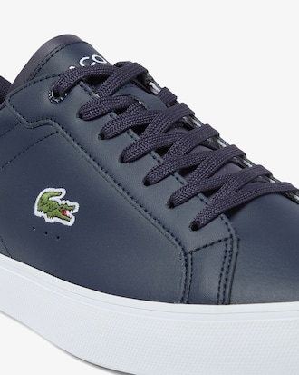 Men's Powercourt Graphic Leather Sneakers