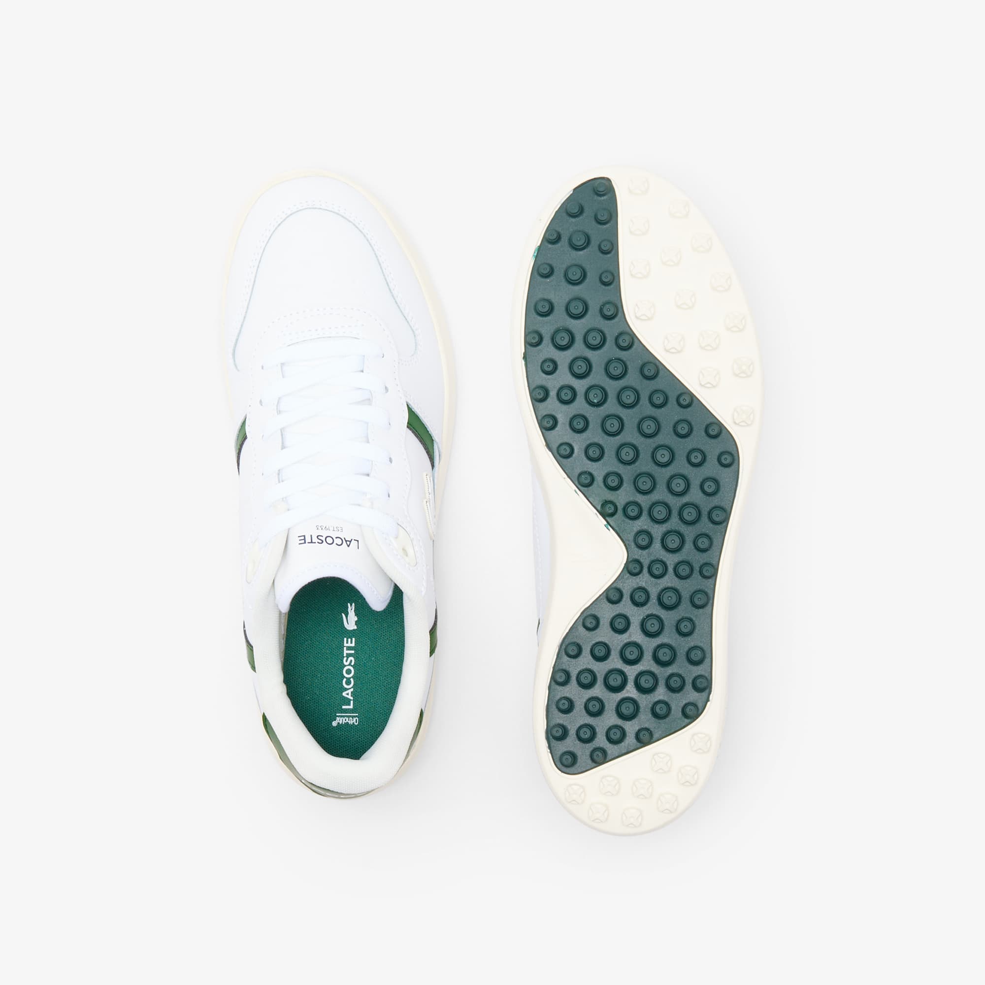 【LACOSTE】ゴルフシューズ メンズ Men's T-Clip Golf Leather Golf Shoes - Sneakers - New In 2026