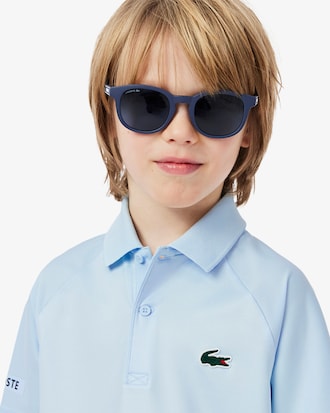 Kids' Lacoste x Daniil Medvedev Stretch Jersey Polo