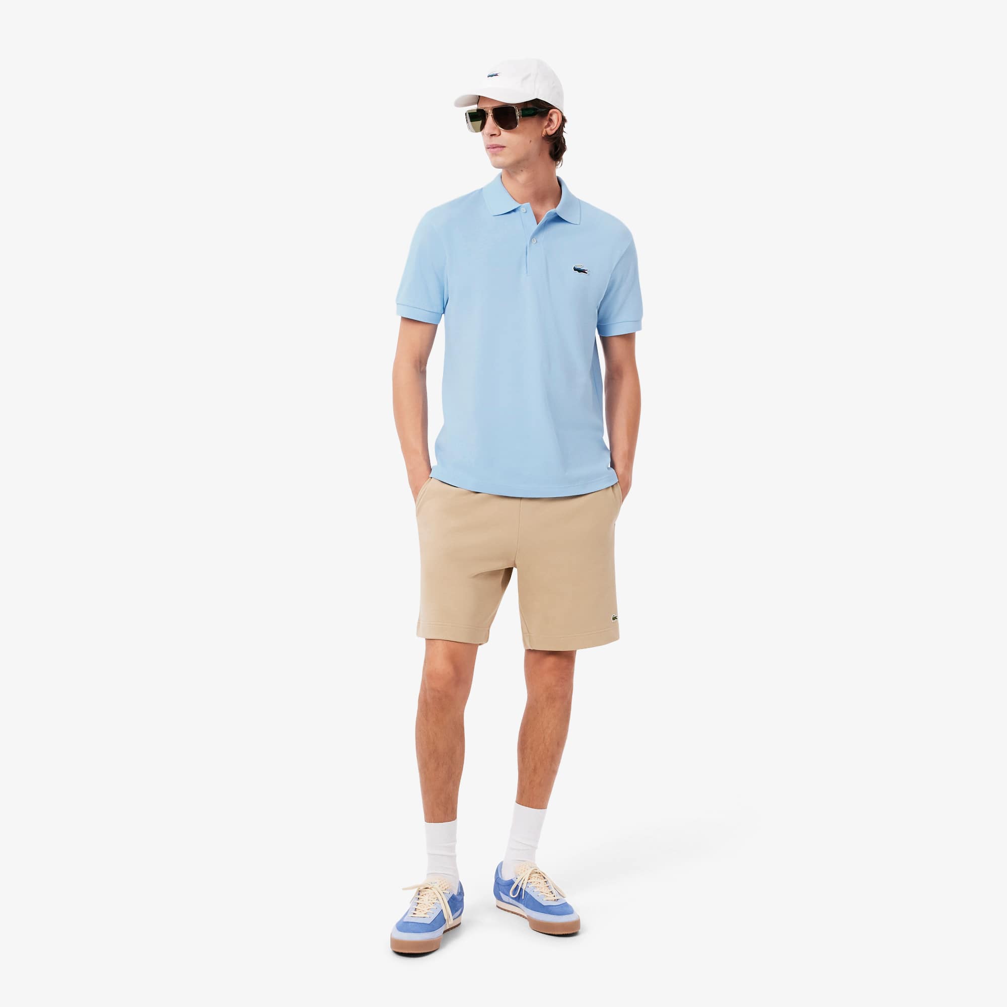 Men's Classic Fit Landscape Crocodile Piqué Polo - Polo Shirts