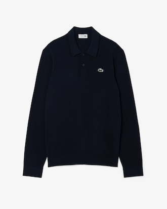 Men's Polo Collar Stretch Golf Sweater