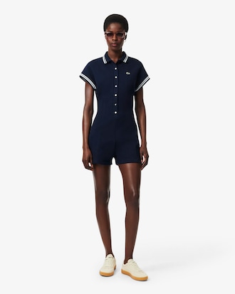 Made In France Polo Collar Playsuit
