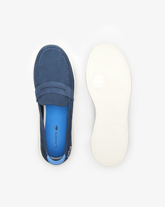 Mocasines Híbridos De Piel Lacoste Para Hombre