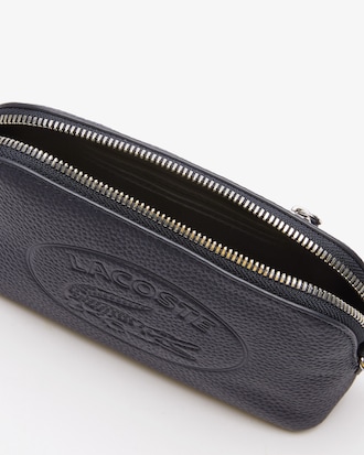 Mini crossbody Croco Crew de piel granulada para mujer