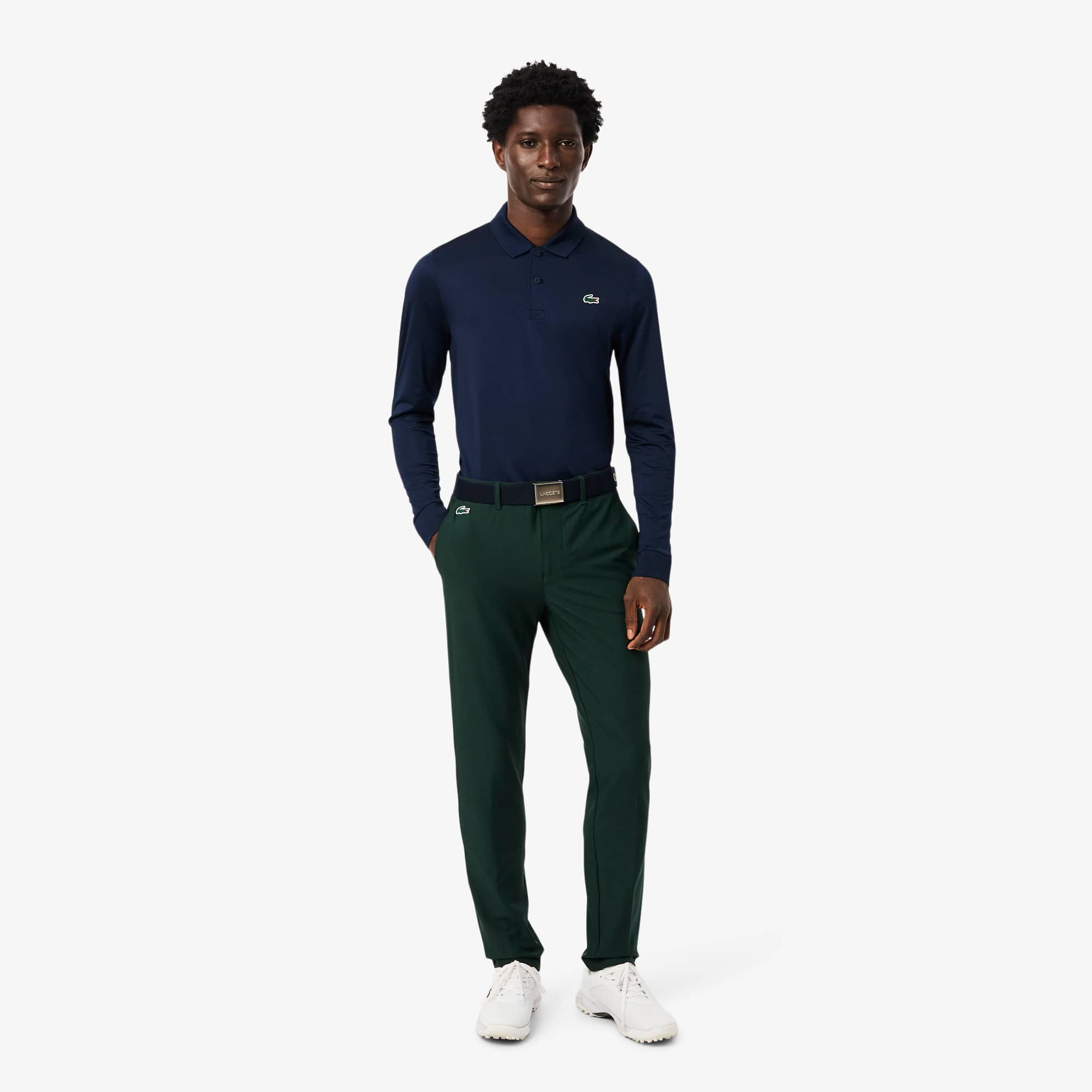 Lacoste Men's Ultra Dry Slim Fit Golf Pants - 30 In Green