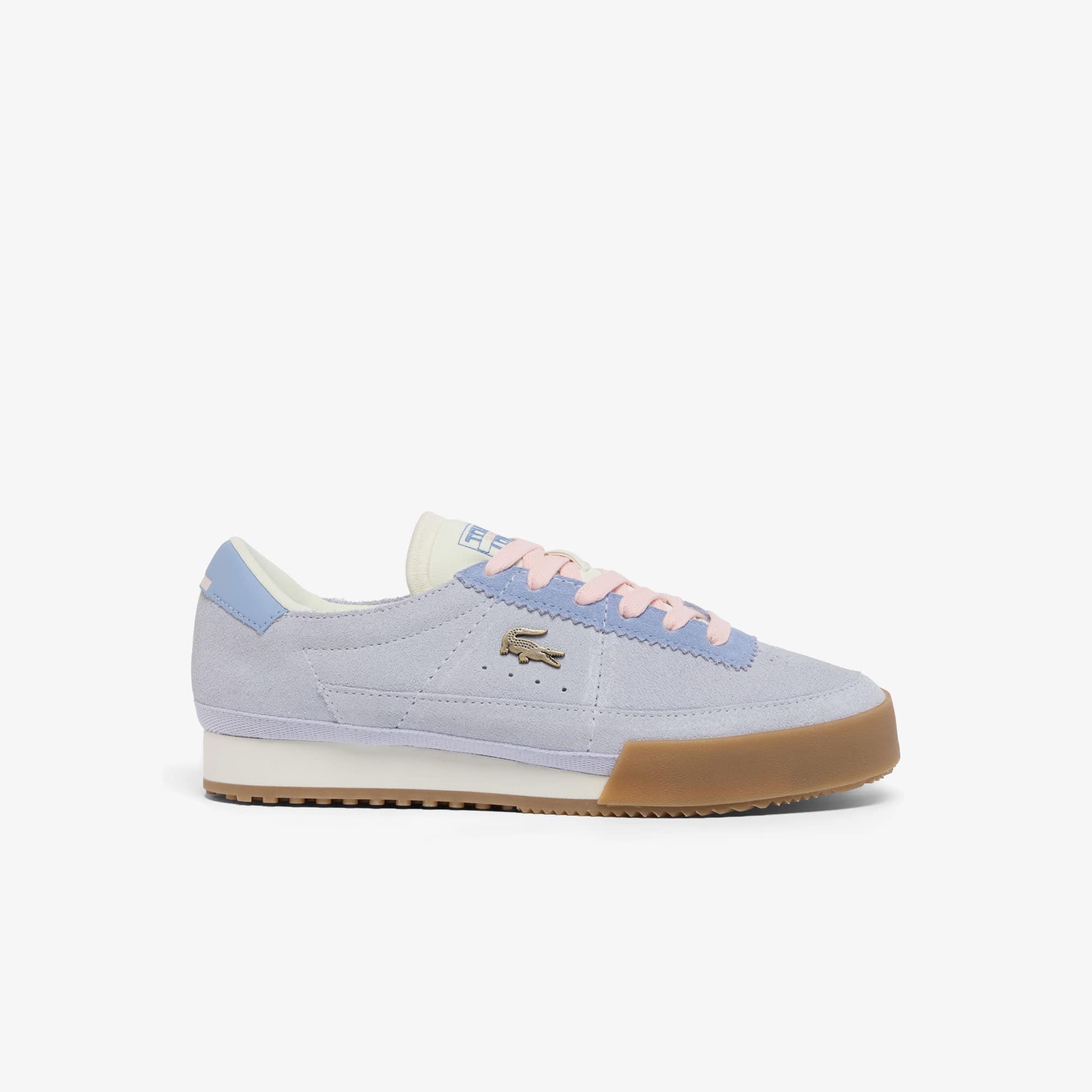 Lacoste Women's Aura Suede Sneakers - 7.5 In Blue