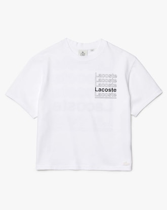 Women&rsquo;s LIVE Crew Neck Loose Print Cotton T-shirt