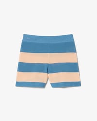 Striped Mesh Knit Shorts