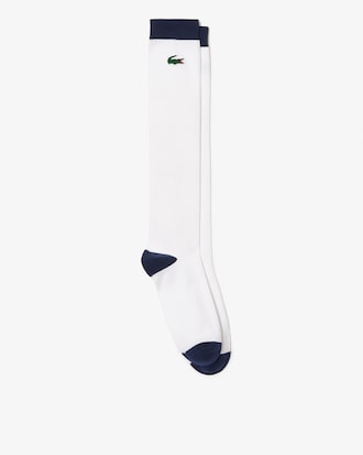 Women's Long Embroidered Golf Socks 