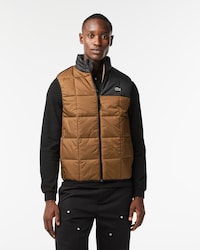 Men's Puffer Vest with Removable Hood