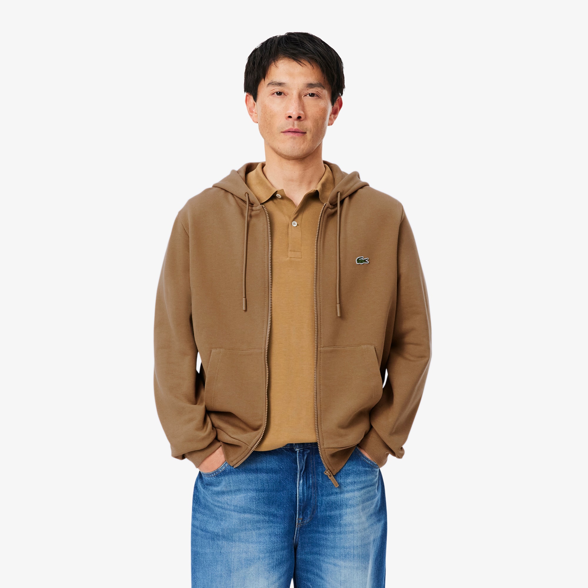 Men's Classic Fit Zip-Up Fleece Sweatshirt - Sweaters