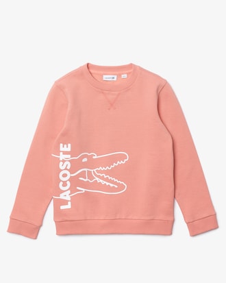 Sweatshirt Gar&ccedil;on en molleton imprim&eacute; crocodile