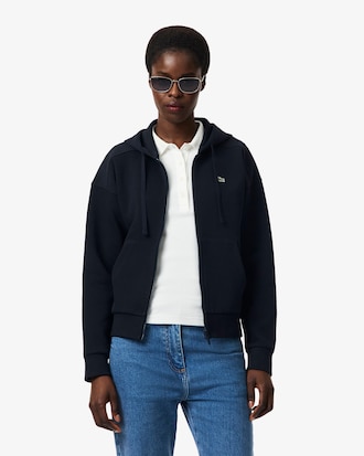 Women's Zip-Up Piqu&eacute; Hoodie