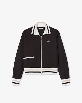 Sudadera Con Cierre  De Rayas