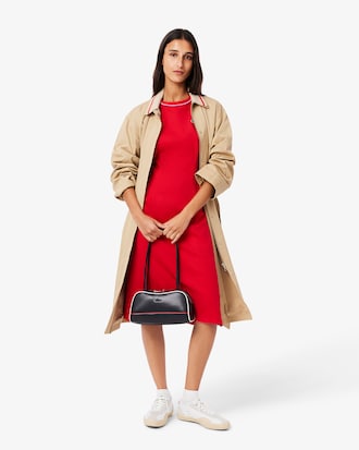 Women's Trim Accent Jersey T-Shirt Dress