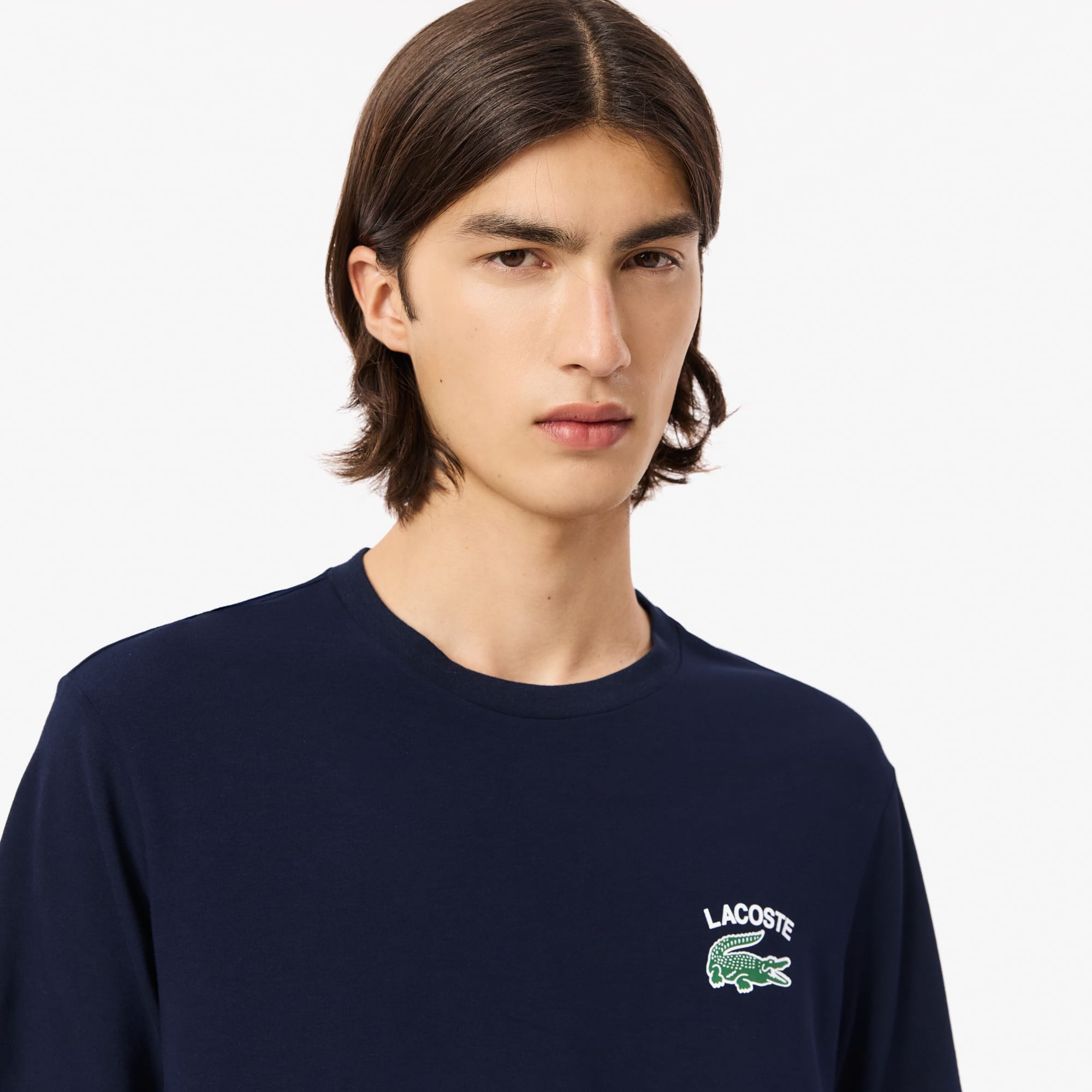Men's Long Sleeve Lounge T-Shirt - T-shirts - New In 2026 | Lacoste