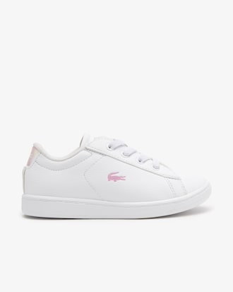 Sneakers Carnaby b&eacute;b&eacute; Lacoste en mati&egrave;re synth&eacute;tique