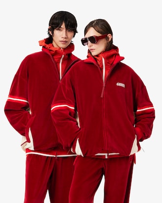 Runway Velour Track Jacket