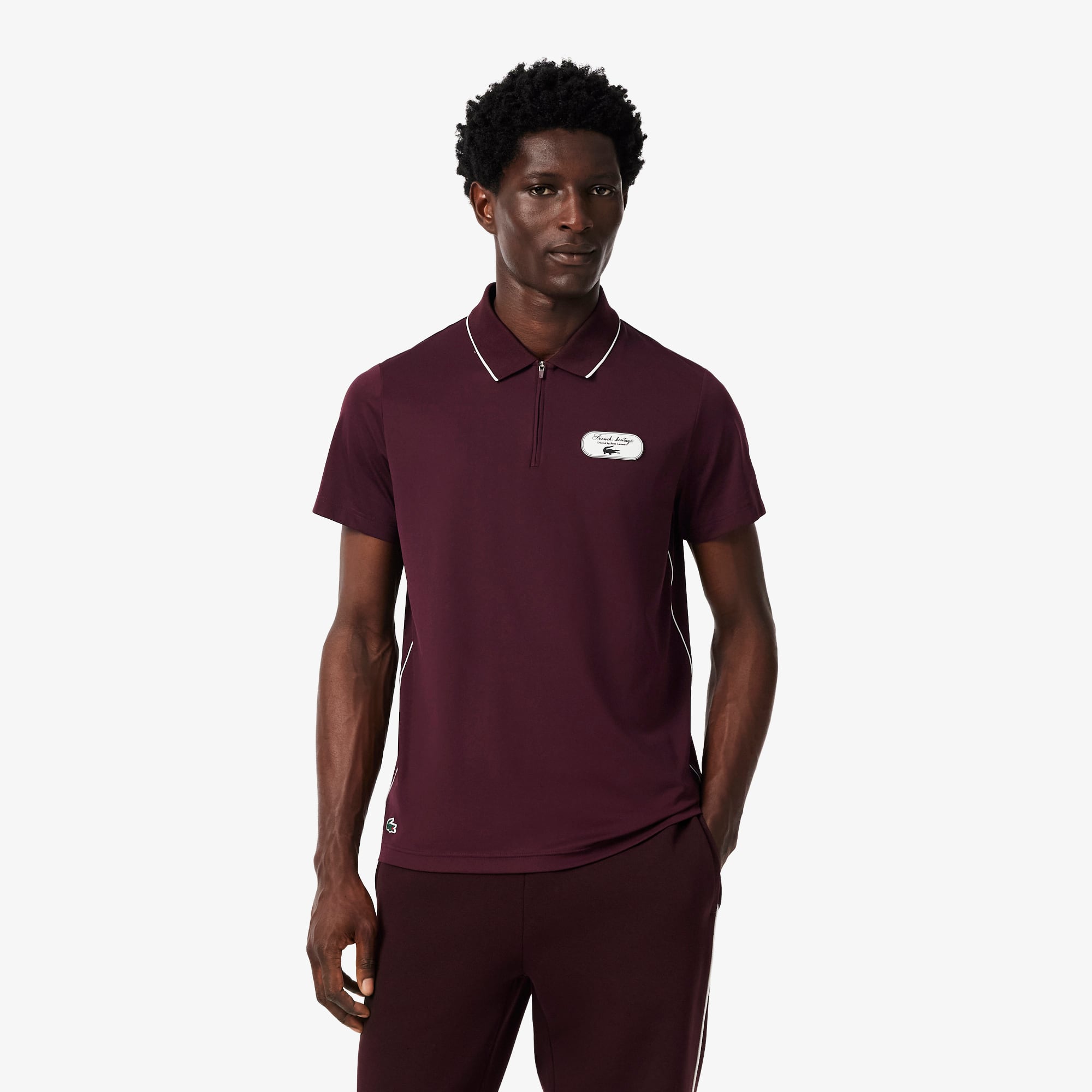 Ultra Dry Badge Accent Tennis Heritage Polo Shirt