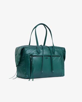 Runway Glossy Nylon Weekender Bag