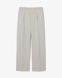 Pantalon relaxed fit toile chin&eacute;e