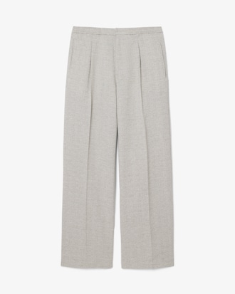 Relaxed Fit Slub Weave Pants