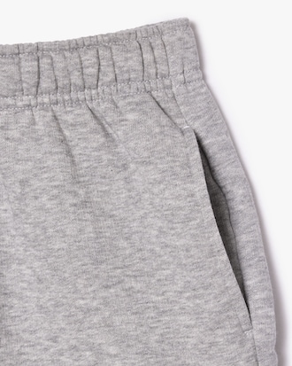 Short enfant Lacoste en molleton gratté de coton biologique
