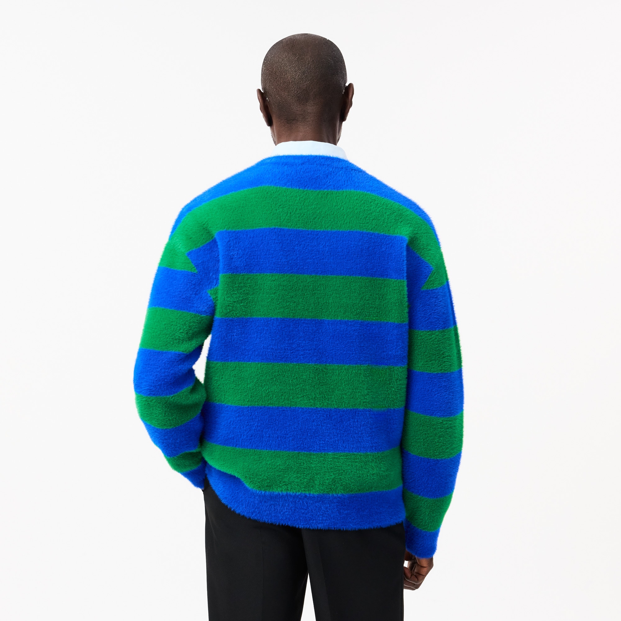 Men's Relaxed Fit Fuzzy Knit Sweater - Sweaters & Sweatshirts